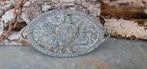oude verweerde franse ovale onderzetter fruitdecor, Ophalen of Verzenden