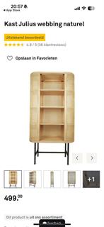 Webbing kast julius naturel, Ophalen