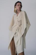 Dames Zara wijde tuniekjurk jurk kaftan XS S kimono beige, Ophalen of Verzenden, Zo goed als nieuw, Maat 34 (XS) of kleiner, Onder de knie