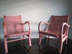 Twee vintage fauteuils, toegeschreven aan Erich Dieckmann, Ophalen, Gebruikt, 75 tot 100 cm, 50 tot 75 cm