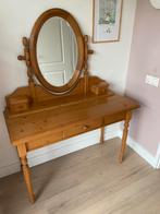 Kaptafel grenen, Huis en Inrichting, Tafels | Kaptafels, Ophalen, Gebruikt, 50 tot 100 cm, Grenen landelijk