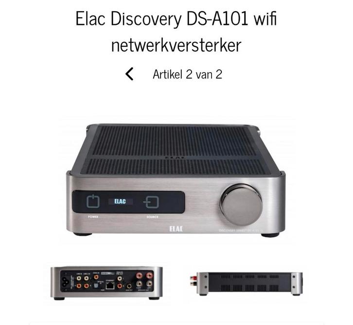 Discovery DS-A101 wifi netwerkversterker, Audio, Tv en Foto, Versterkers en Receivers, Overige merken, Ophalen of Verzenden
