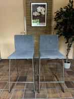 Barkrukken Ikea LILLÅNÄS Grijs, Ophalen, Gebruikt, Met voetsteun, 60 tot 90 cm