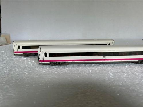 Set 2x Fleischmann 4461/4462 H0 ICE Experimental DB, Hobby en Vrije tijd, Modeltreinen | H0, Zo goed als nieuw, Wisselstroom, Märklin