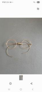 Oude Gouden Bril Montuur 1940/50, Ophalen of Verzenden, Overige kleuren, Bril, Overige merken