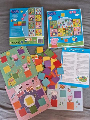 Peppa pig spel. Leer de kleuren. beschikbaar voor biedingen