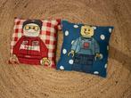 Twee Lego Kussens, Huis en Inrichting, Woonaccessoires | Kussens, Ophalen of Verzenden, Zo goed als nieuw, Overige kleuren, Vierkant