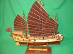 Scheepsmodel Red Dragon Chinese jonk lengte 48cm, Ophalen, Zo goed als nieuw, 1:50 tot 1:200, Overige merken