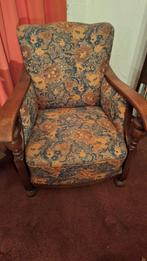 Art Deco Stoelen - Set van 2, Ophalen, Hout, Gebruikt, Minder dan 75 cm