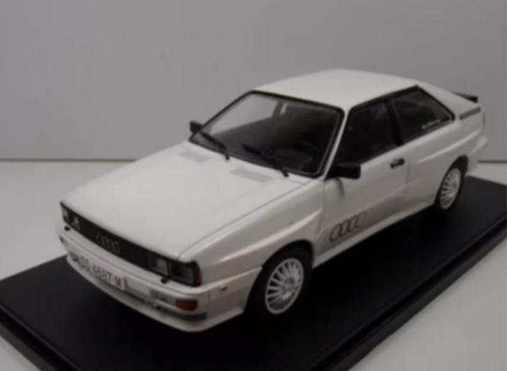 Audi Quattro 1980 Wit schaal 1/24 Coches inolvidables # 62, Hobby en Vrije tijd, Modelauto's | 1:24, Nieuw, Auto, Overige merken