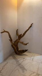 Hanglamp / tropisch drijfhout / mangrove houten kunstobject, Huis en Inrichting, Lampen | Hanglampen, Nieuw, Hout, 50 tot 75 cm