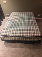 Boxspring 140x200 - Tweepersoons bed, Ophalen, Gebruikt, Wit, Tweepersoons