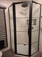 Vijfhoekige douchewand 100x100, Doe-het-zelf en Verbouw, Sanitair, Ophalen of Verzenden, Zo goed als nieuw, Glas, Douche