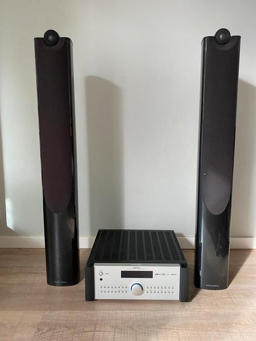 Bowers & Wilkins XT 4 & Rotel RSX-1057 receiver, Audio, Tv en Foto, Luidsprekers, Zo goed als nieuw, Front, Rear of Stereo speakers