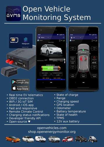OVMS Module - Open Vehicle Monitoring System - Can bus beschikbaar voor biedingen