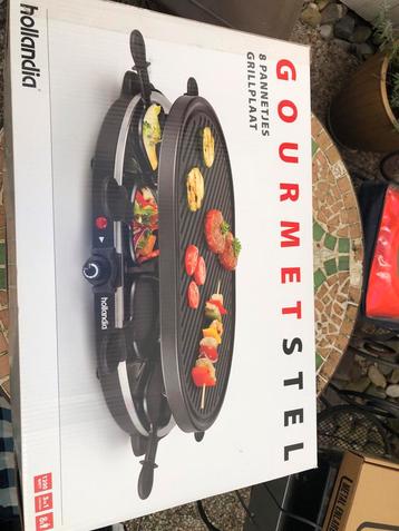 Hollandia Gourmetstel 8 persoons - Nieuw in doos beschikbaar voor biedingen