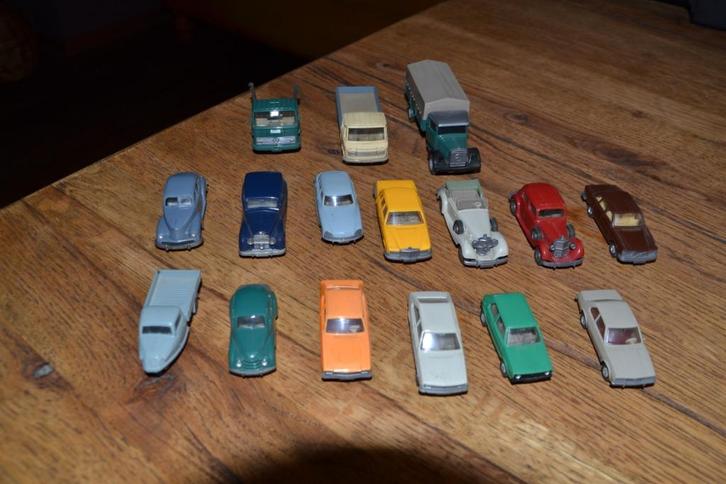 Wiking H0 miniatuurauto's voor H0-spoor - z.g.a.n., Hobby en Vrije tijd, Modeltreinen | H0, Zo goed als nieuw, Overige typen, Gelijkstroom of Wisselstroom