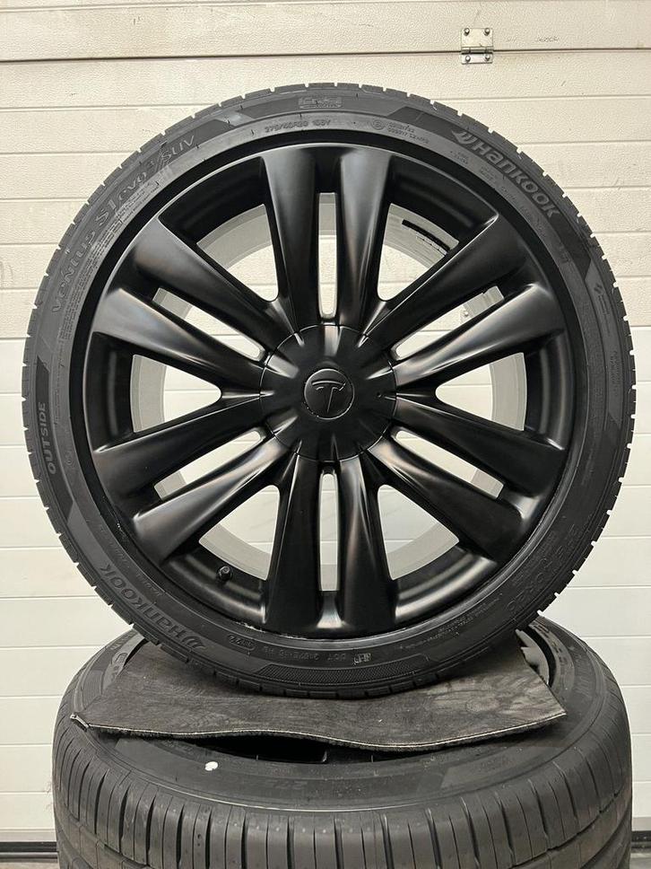 NIEUW 20’’ TESLA MODEL X VELGEN ZOMERBANDEN HELIX TURBINE PE, Auto-onderdelen, Banden en Velgen, Banden en Velgen, 20 inch, 255 mm