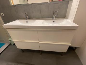 Wastafelkast wit 120 breed beschikbaar voor biedingen