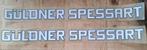 Guldner Spessart stickers., Ophalen of Verzenden, Zo goed als nieuw, Overige typen