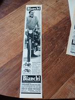 Advertentie van Bianchi bromfiets 2 1963, Verzamelen, Ophalen of Verzenden