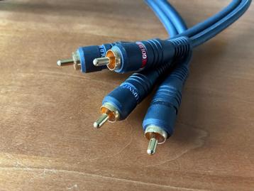 Kabel high grade audio met vergulde tulpjes beschikbaar voor biedingen