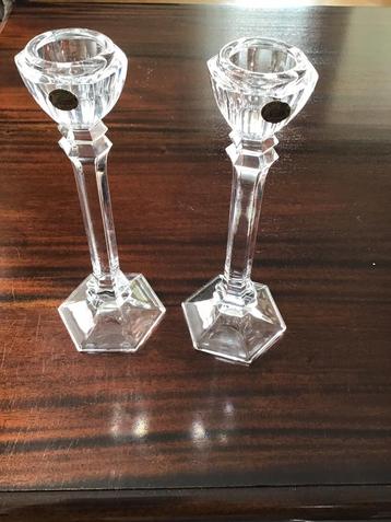 2 kandelaars kristal NIEUW beschikbaar voor biedingen