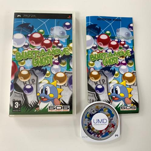 Bust-A-Move Ghost PSP, Spelcomputers en Games, Games | Sony PlayStation Portable, Zo goed als nieuw, 1 speler, Ophalen of Verzenden