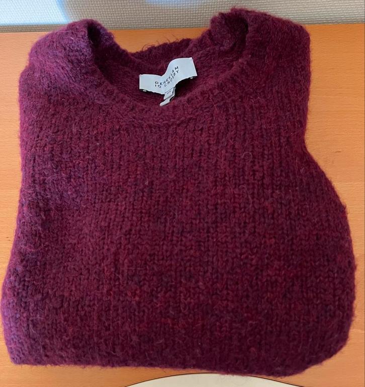 Derek Lam 10 Crosby wollen trui bordeax maat M, Kleding | Dames, Truien en Vesten, Zo goed als nieuw, Maat 38/40 (M), Overige kleuren