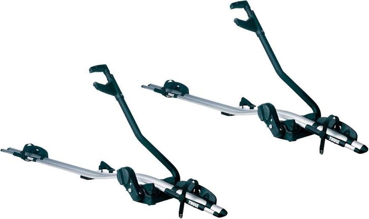 ZGAN Thule ProRide 591, Auto diversen, Fietsendragers, Zo goed als nieuw, Dakdrager, 2 fietsen, Ophalen of Verzenden