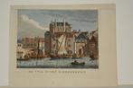 DORDRECHT VUILPOORT Handgekleurde Gravure JAN BULTHUIS G88, Verzenden