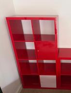 Ikea Kallax kast red  146,5 cm x 77,5 cm, Ophalen, Gebruikt, 50 tot 100 cm, 150 tot 200 cm