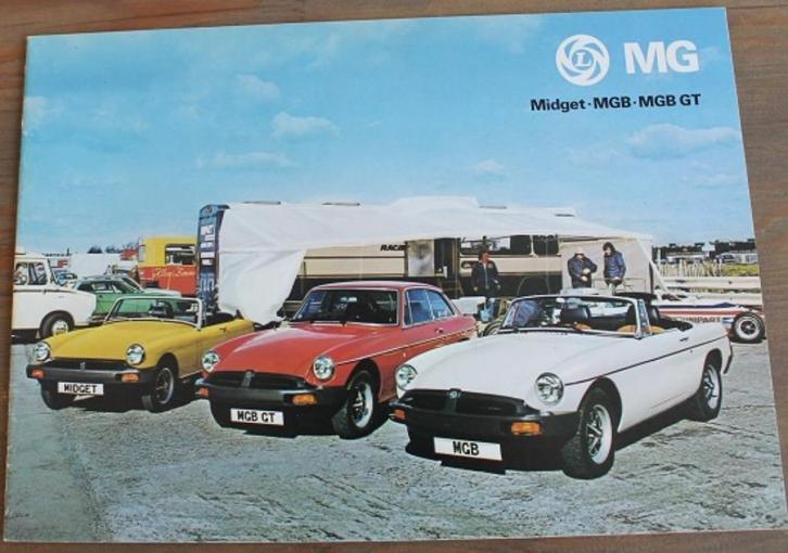 6 Morris Austin MG autofolders + 3 dubbele Te koop als set, Boeken, Auto's | Folders en Tijdschriften, Zo goed als nieuw, Overige merken