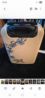 handbage koffer/trolley met bloemen, 50 tot 60 cm, Hard kunststof, Nieuw, Ophalen of Verzenden