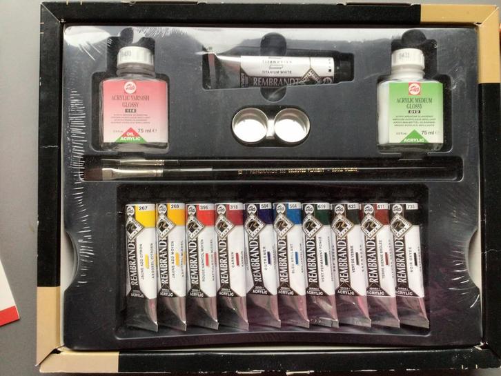 Complete Talens set voor Acrylverf (professioneel), Hobby en Vrije tijd, Schilderen, Nieuw, Acrylverf, Ophalen of Verzenden