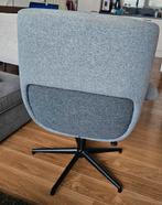 Ikea ÄLEBY draaifauteuil, lichtgrijs met donkergrijs, Huis en Inrichting, Gebruikt, 75 tot 100 cm, Ophalen of Verzenden, Stof