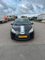 Ford Ka 1.2 51KW 2009 Zwart, Auto's, Voorwielaandrijving, 1242 cc, 4 cilinders, 840 kg