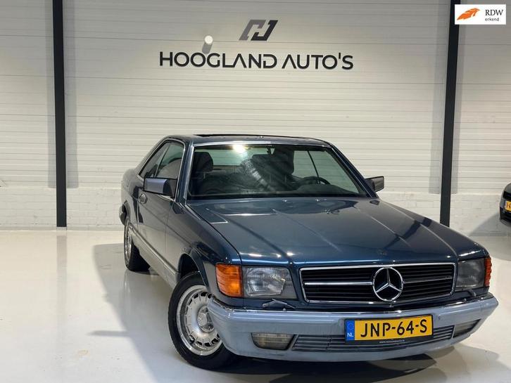 Mercedes-Benz S-klasse 500 SEC 1983 Spaanse Import!, Auto's, Mercedes-Benz, Bedrijf, Te koop, S-Klasse, ABS, Airconditioning, Centrale vergrendeling