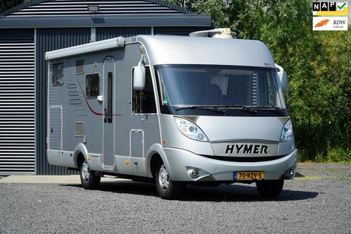 Hymer B674 SL Enkele Bedden Hefbed Garage Fiat {Al-Ko Airco}, Caravans en Kamperen, Campers, Bedrijf, tot en met 4, Integraal