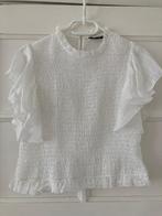 Witte top van Zara - maat XS, Ophalen of Verzenden, Zo goed als nieuw, Korte mouw, Maat 34 (XS) of kleiner