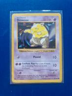 Pokemon Drowzee shadowless base set kaart, Ophalen of Verzenden, Zo goed als nieuw, Losse kaart