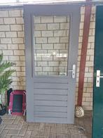 Buitendeur merbau zie foto voor maten!, Doe-het-zelf en Verbouw, Deuren en Horren, Ophalen, Gebruikt, 80 tot 100 cm, Buitendeur