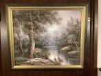 Schilderij waterlandschap, Ophalen
