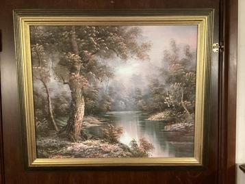 Schilderij waterlandschap beschikbaar voor biedingen
