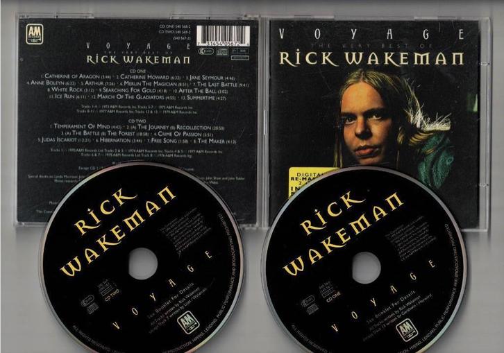 RICK WAKEMAN 2CD Voyage, Cd's en Dvd's, Cd's | Rock, Gebruikt, Poprock, Ophalen of Verzenden