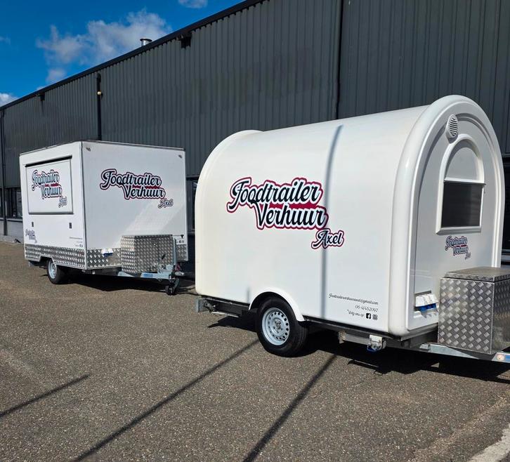 Verhuur Foodtrailers, Hobby en Vrije tijd, Feestartikelen | Verhuur, Zo goed als nieuw, Overige, Ophalen