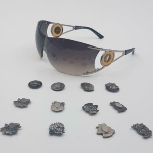 Zonnebril Ed Hardy EHT-912 115 Gunmetal, Sieraden, Tassen en Uiterlijk, Zonnebrillen en Brillen | Dames, Nieuw, Zonnebril, Overige merken