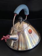 Alessi fluitketel met vogeltje, handgreep light blue, Ophalen of Verzenden, Zo goed als nieuw