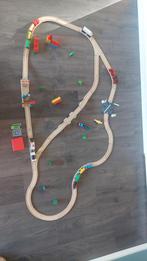Uitgebreide set 2 houten treinbaan, Ophalen