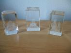 Kristal Presse Papier 2 x  * GASSAN * Bijna Vintage, Antiek en Kunst, Ophalen of Verzenden